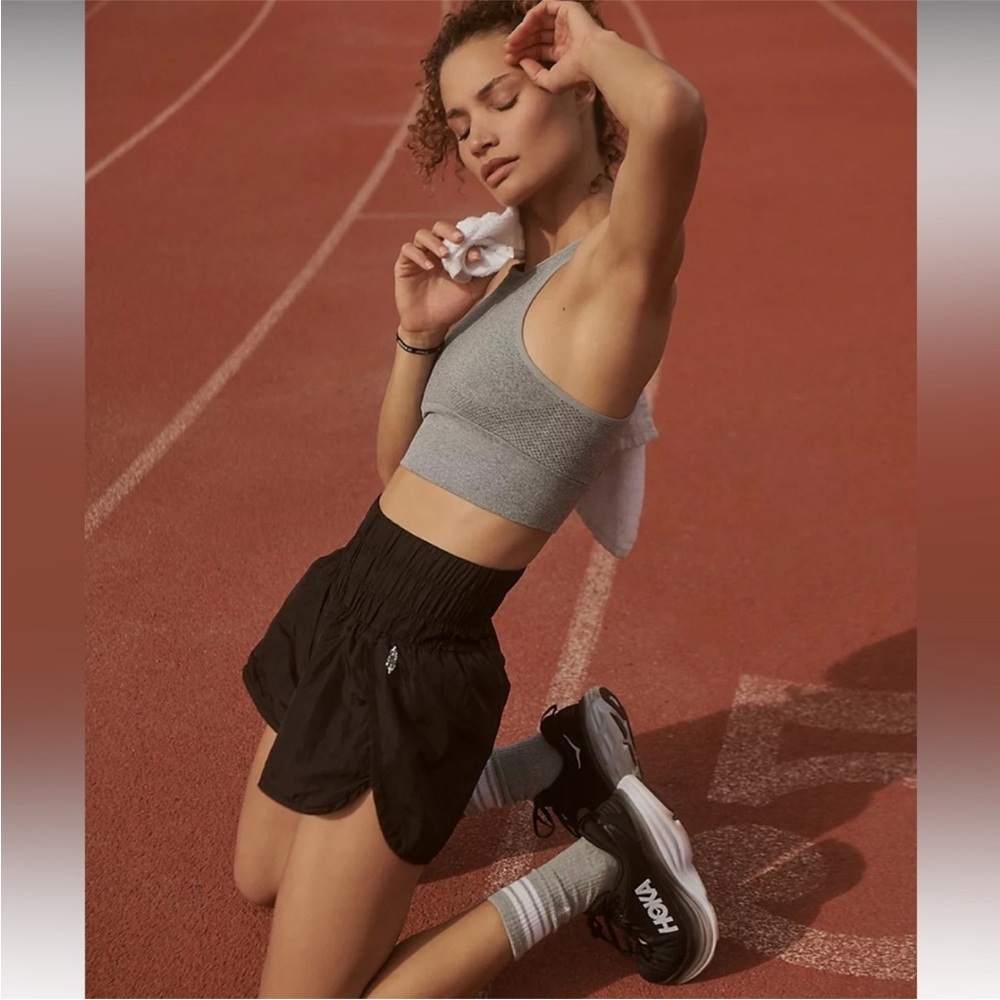Free People Movement The Way Home Black Shorts